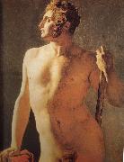 Jean-Auguste Dominique Ingres Man oil painting on canvas